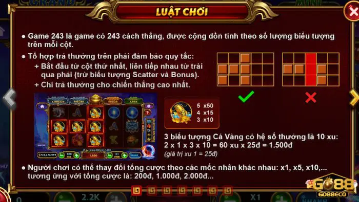 Kho báu tứ linh Go88 Luật chơi Kho Báu Tứ Linh tại Go88 đơn giản, dễ hiểu