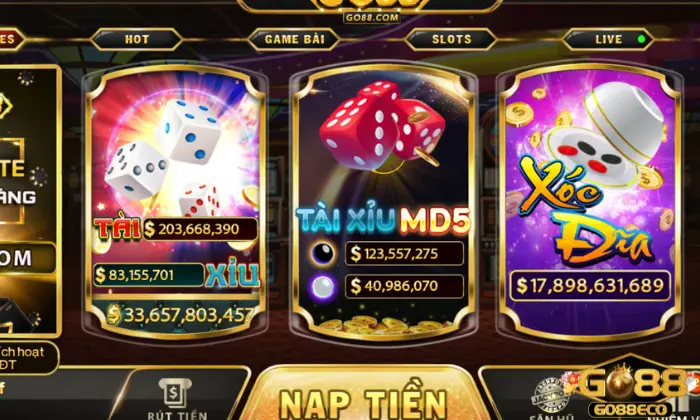tài xỉu Go88 Một số ưu điểm nổi bật của tài xỉu go88