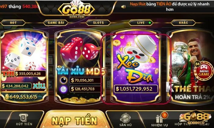 xóc đĩa go88 Thông tin thú vị về xóc đĩa Go88